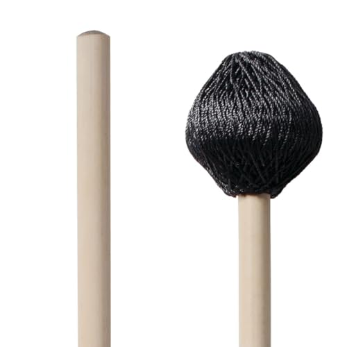 Vic Firth M186 Corpsmaster Mallets - Medium, Weighted Rubber Core