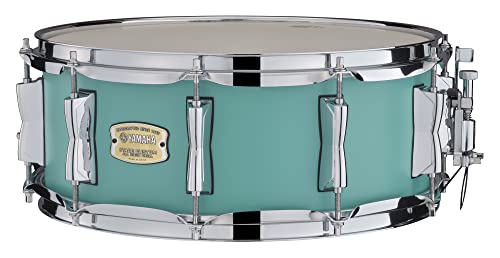 Yamaha SBS-1455 Stage Custom Birch 14x5.5-Inch Snare Drum - Matte Surf Green