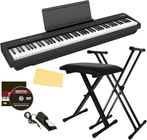 Roland FP-30X 88-Key Digital Piano - Black w/ Adjustable Stand