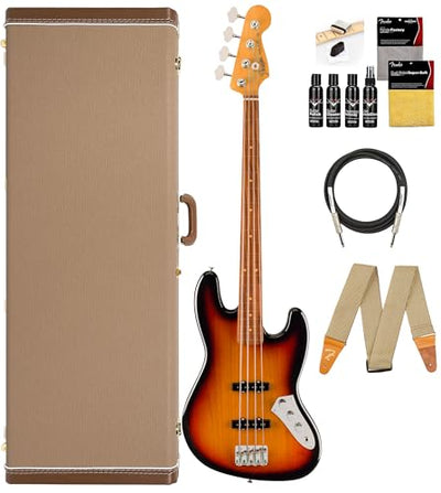Fender Jaco Pastorius Jazz Bass - 3-Color Sunburst w/ Deluxe Hard Case