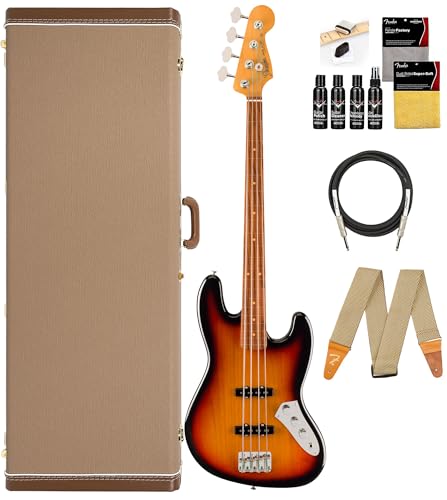 Fender Jaco Pastorius Jazz Bass - 3-Color Sunburst w/ Deluxe Hard Case