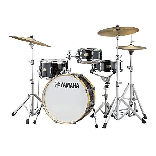Yamaha SBP0F4H Stage Custom Hip 4-Piece Drum Shell Pack - Raven Black