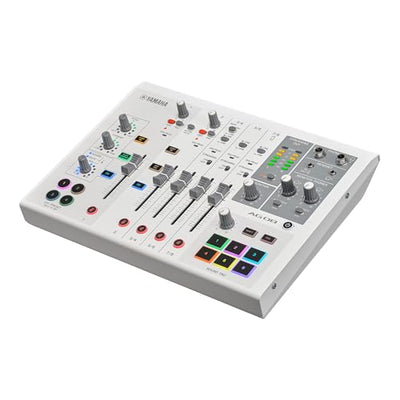 Yamaha AG08 Live Streaming 8-Channel Mixer - White
