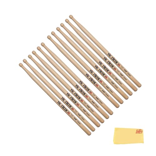Vic Firth STH4 Corpsmaster Signature Snare Thom Hannum Beast Drumsticks - 6 Pack