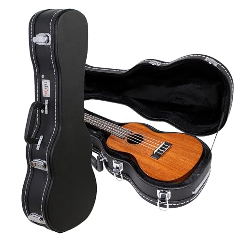 Gearlux Wooden Concert Ukulele Case - Black