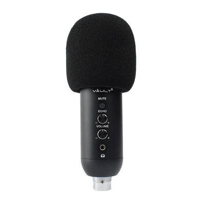 Vault EM-200N Condenser Microphone with Tabletop Tripod Stand