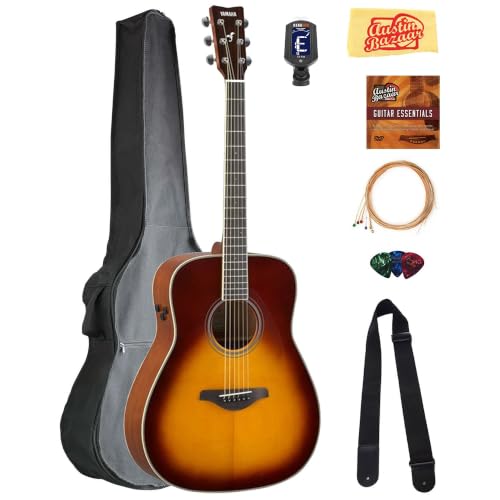 Yamaha FG-TA TransAcoustic Acoustic-Electric Guitar - Brown Sunburst w/ Gig Bag