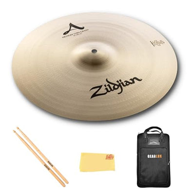 Zildjian A0230 16" A Medium Thin Crash Cymbal w/ Drumstick Bag