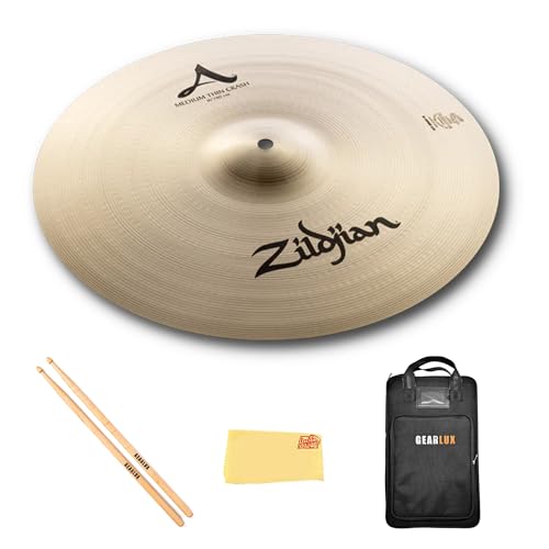 Zildjian A0230 16" A Medium Thin Crash Cymbal w/ Drumstick Bag