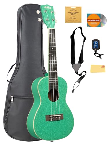Kala KA-SPRK-PINK Pink Champagne Concert Ukulele w/ Gig Bag