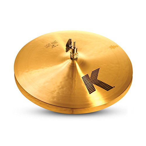 Zildjian K0924 15" K Light Hi-Hat Cymbal - Top