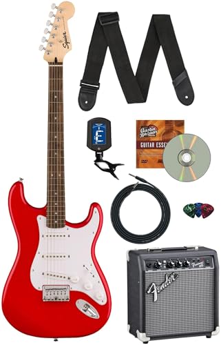 Fender Squier Sonic Stratocaster HT - Torino Red w/ Frontman 10G Amplifier