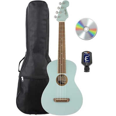 Fender Avalon Tenor Ukulele - Daphne Blue w/ Gig Bag
