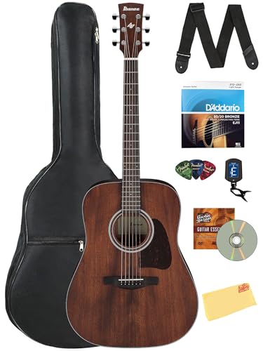 Ibanez AW54 Artwood Acoustic Guitar - Open Pore Natural w/ Gig Bag