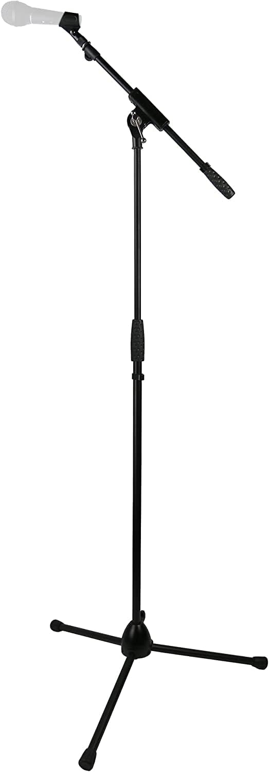 Gearlux Tripod Boom Microphone Stand with Tripod Base, Adjustable Height - 2 Pack