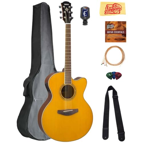 Yamaha CPX600 Acoustic-Electric Guitar - Vintage Tint w/ Gig Bag