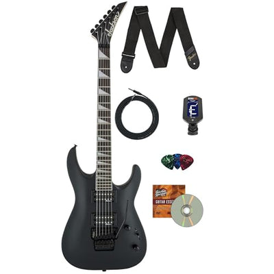 Jackson JS Series Dinky Arch Top JS32 DKA Electric Guitar - Satin Black w/ Instrument Cable