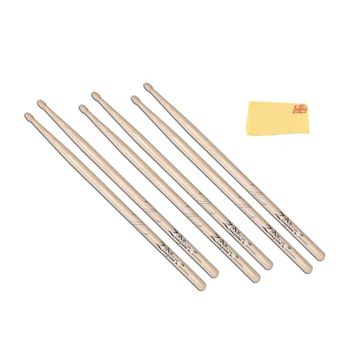 Zildjian 5B Drumsticks - 3 Pack