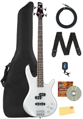 Ibanez GSR200 SR Gio Bass Guitar - Pearl White w/ Gig Bag