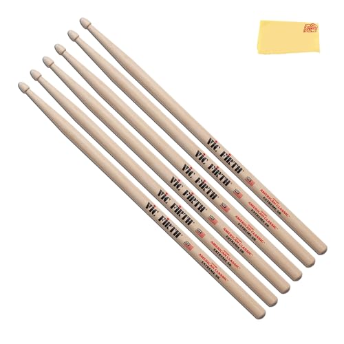 Vic Firth X5B American Classic Extreme 5B Drumsticks - 3 Pack