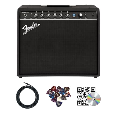 Fender Mustang LTX100 Guitar Combo Amplifier - Black w/ Instrument Cable