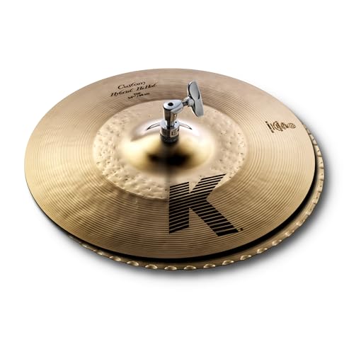Zildjian K1224 14 1/4" K Custom Hybrid Hi-Hats Cymbals