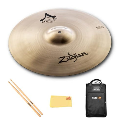 Zildjian A20534 18" A Custom Fast Crash Cymbal w/ Drumstick Bag