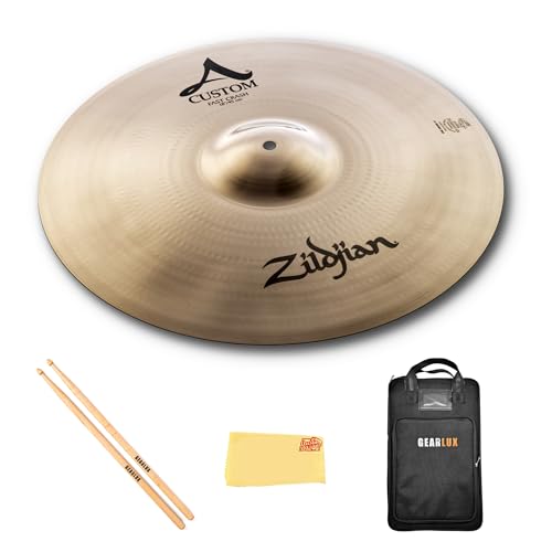 Zildjian A20534 18" A Custom Fast Crash Cymbal w/ Drumstick Bag
