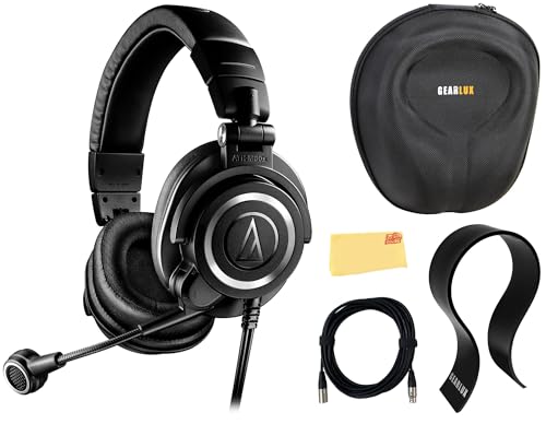Audio-Technica ATH-M50xSTS StreamSet Streaming Headset - Black w/ Case