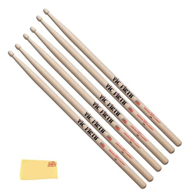 Vic Firth American Classic 5A Drumsticks - 3 Pack
