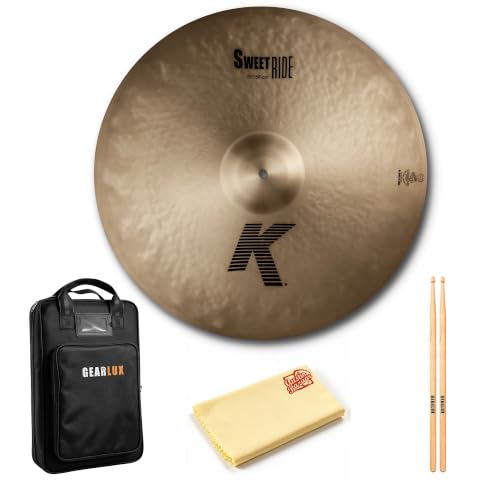 Zildjian K0732 23" K Sweet Ride Cymbal w/ Drumstick Bag
