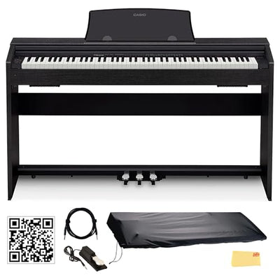 Casio Privia PX770 88-Key Digital Piano - Black w/ Sustain Pedal