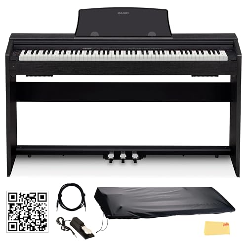 Casio Privia PX770 88-Key Digital Piano - Black w/ Sustain Pedal
