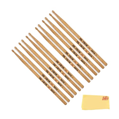 Vic Firth American Classic 7A Terra Series Drumsticks - 6 Pack