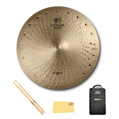 Zildjian K1121 22" K Constantinople Medium Thin Ride, High w/ Drumstick Bag