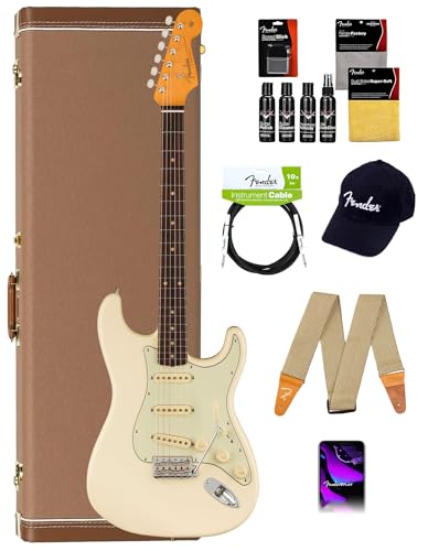 Fender American Vintage II 1961 Stratocaster - Olympic White w/ Guitar Cleaning Kit