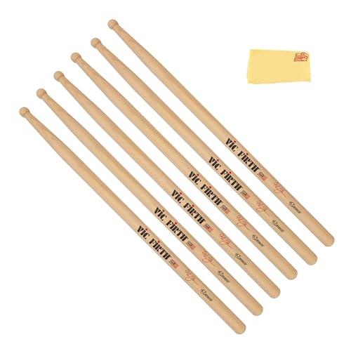 Vic Firth STH Corpsmaster Signature Snare Thom Hannum Drumsticks - 3 Pack
