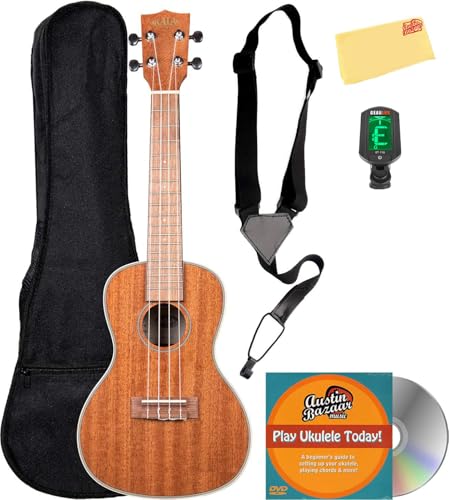 Kala KA-CG Glossed Mahogany Concert Ukulele w/ Gig Bag