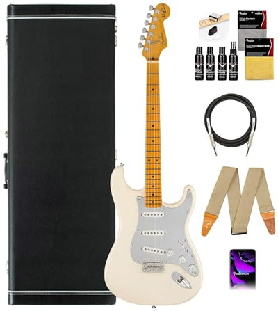 Fender Nile Rodgers Hitmaker Stratocaster - Olympic White w/ Guitar Cleaning Kit