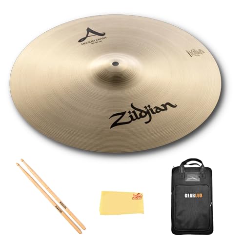 Zildjian A0240 16" A Medium Crash Cymbal w/ Drumstick Bag