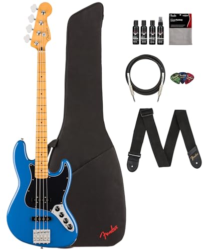 Fender Player II Modified Active Jazz Bass - Electric Blue w/ Cleaning Kit