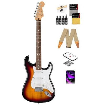 Fender Standard Stratocaster - 3-Color Sunburst w/ Guitar Cleaning Kit