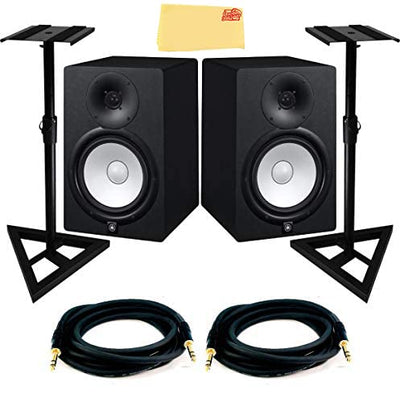 Yamaha HS8 8-Inch Powered Studio Monitor Pair w/ Stands
