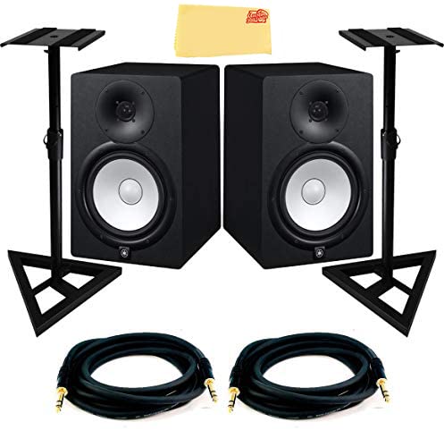 Yamaha HS8 8-Inch Powered Studio Monitor Pair w/ Stands