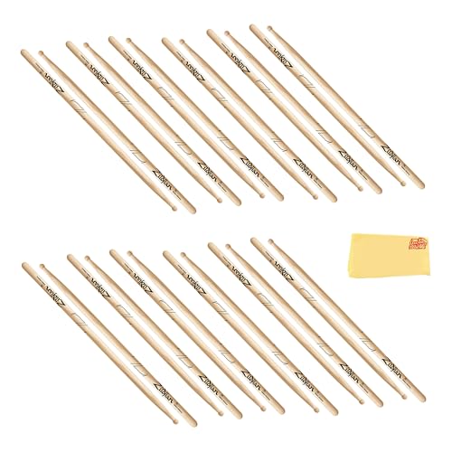 Zildjian 7A Drumsticks - 12 Pack