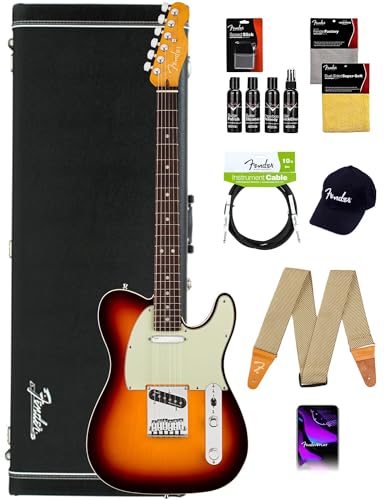 Fender American Ultra Telecaster, Rosewood - Ultraburst w/ Cleaning Kit