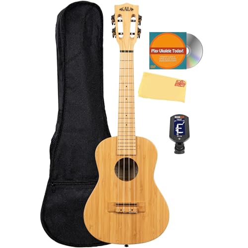 Kala KA-BMB-C Bamboo Concert Ukulele w/ Gig Bag