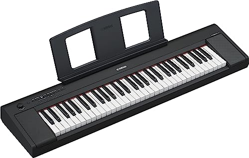 Yamaha NP-15 61-Key Piaggero Portable Keyboard - Black