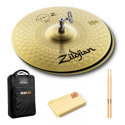Zildjian ZP14PR 14" Planet Z Hi-Hat Cymbals Pair w/ Drumstick Bag