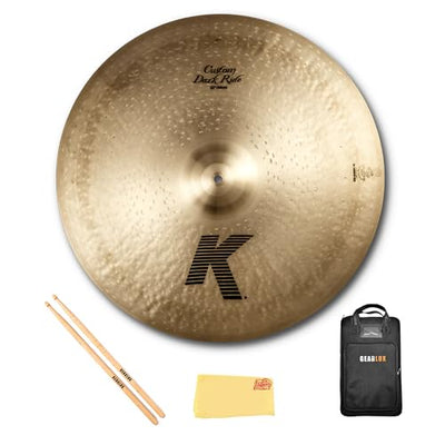 Zildjian K0967 22" K Custom Dark Ride Cymbal w/ Drumstick Bag